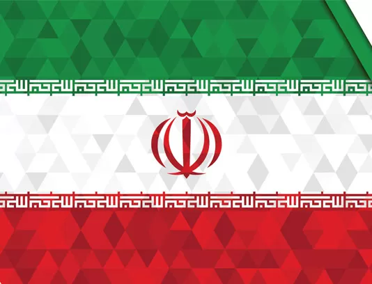 وکتور طرح انتزاعی پرچم ایران