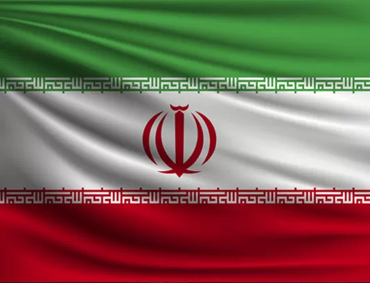 وکتور پرچم موج دار ایران