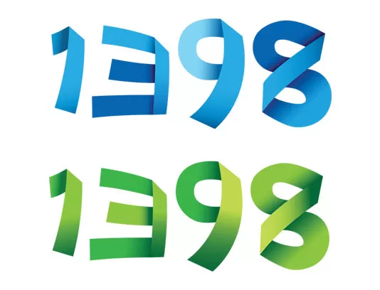 تایپوگرافی 1398 عددی