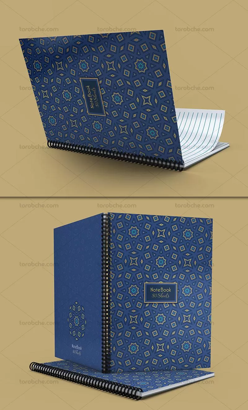 طرح جلد دفتر اسلامی لایه باز
