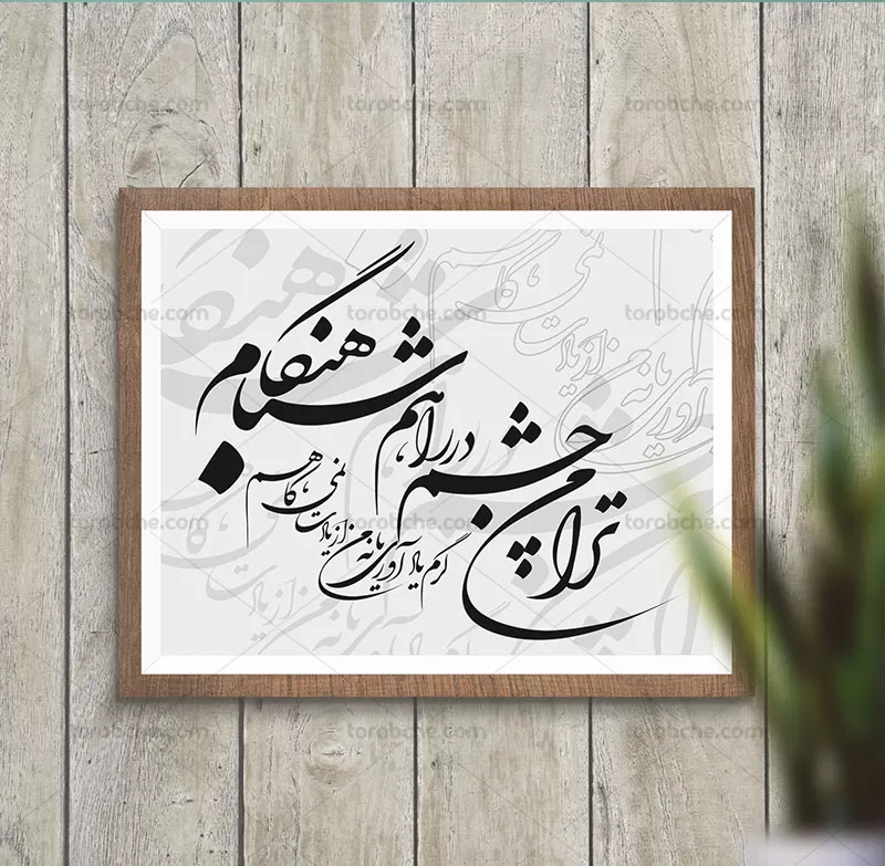 ترا من چشم در راهم شباهنگام