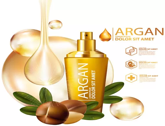 وکتور طرح روغن آرگان