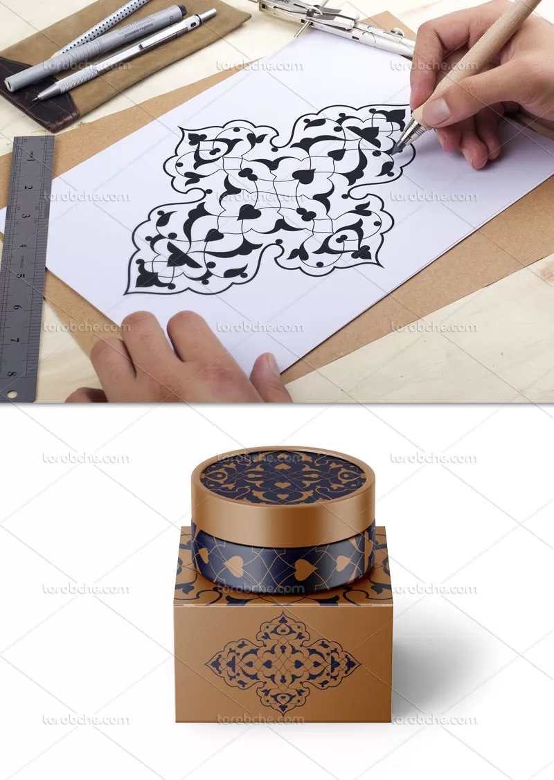 وکتور ترنج اسلیمی خاص