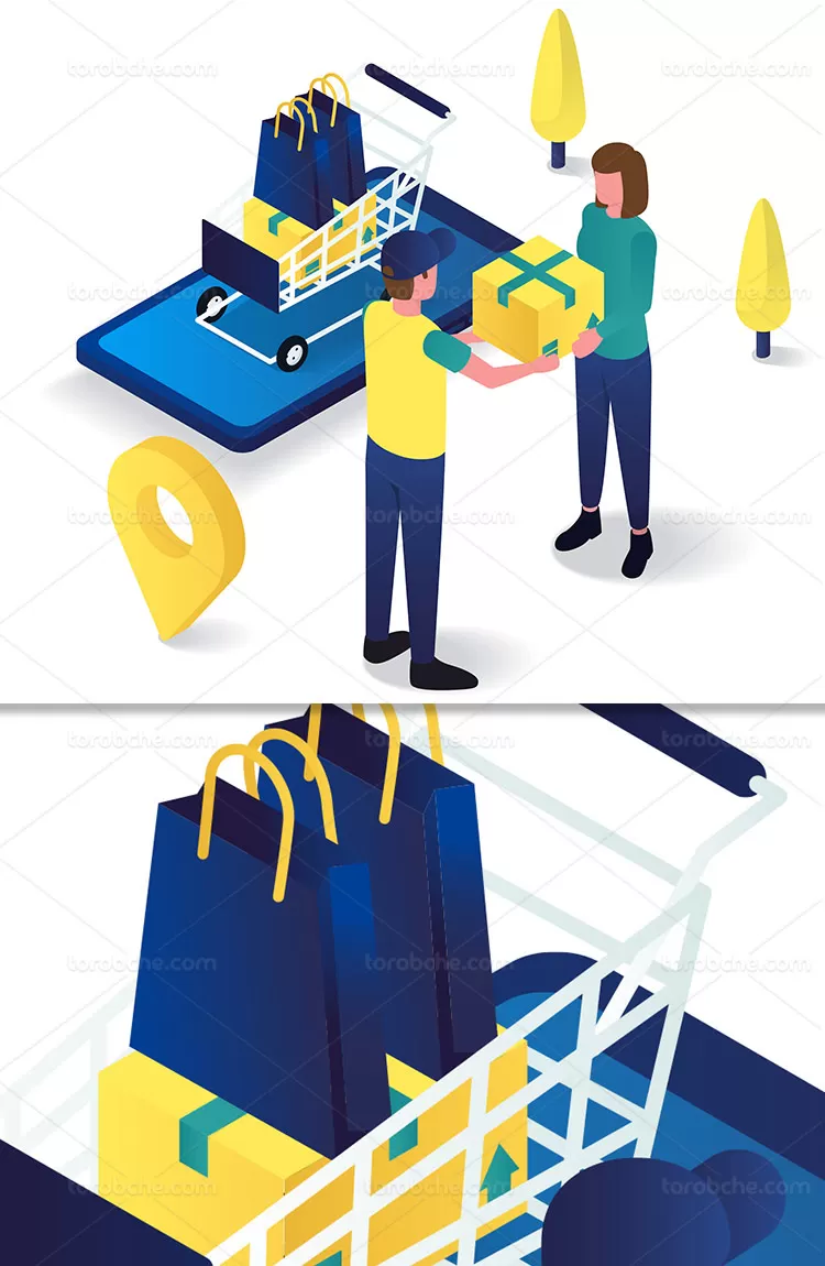 وکتور دلیوری خرید آنلاین