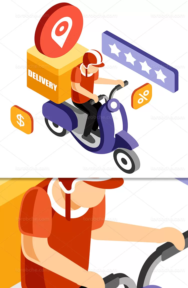 وکتور دلیوری ایزومتریک