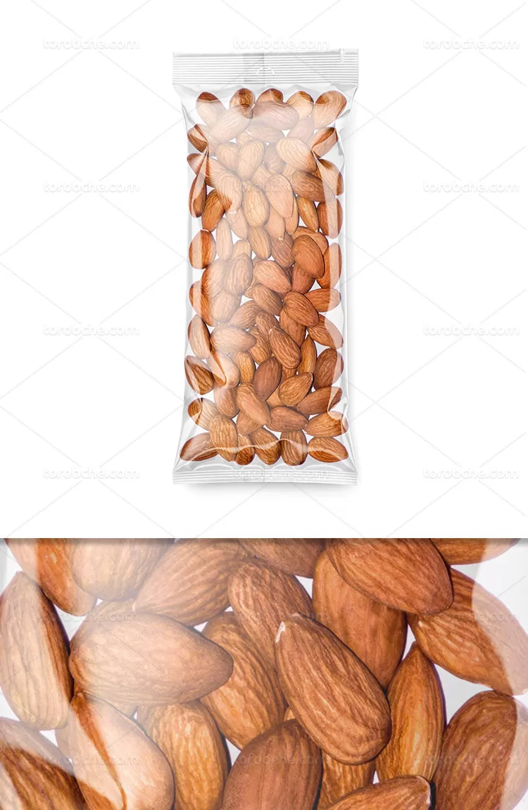 موکاپ بسته بندی بادام