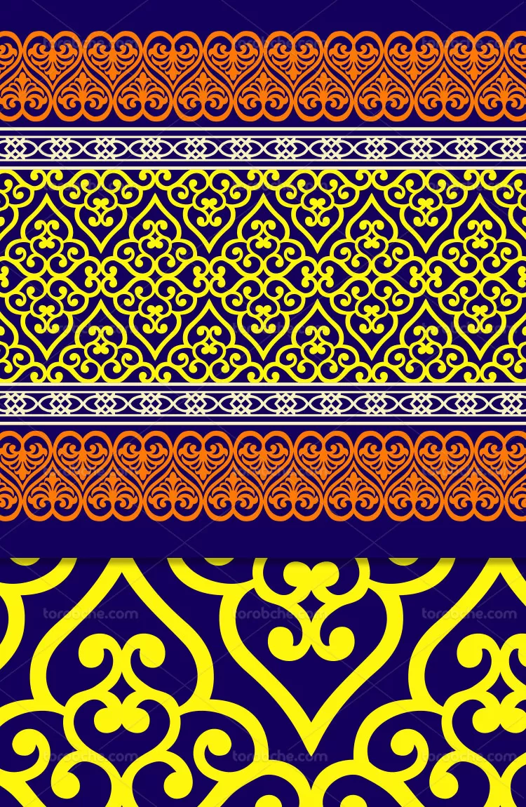 وکتور زمینه سنتی و رنگی