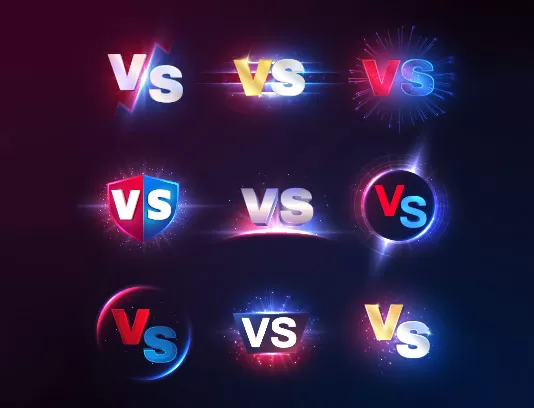 وکتور لوگو VS با کیفیت