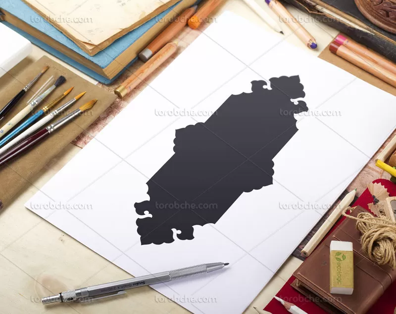 وکتور کادر تذهیب