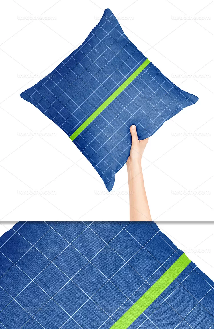 موکاپ کوسن مبل خلاقانه