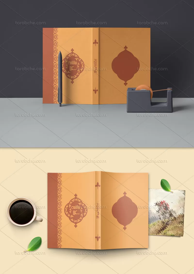 طرح لایه باز جلد سررسید ۱۴۰۰