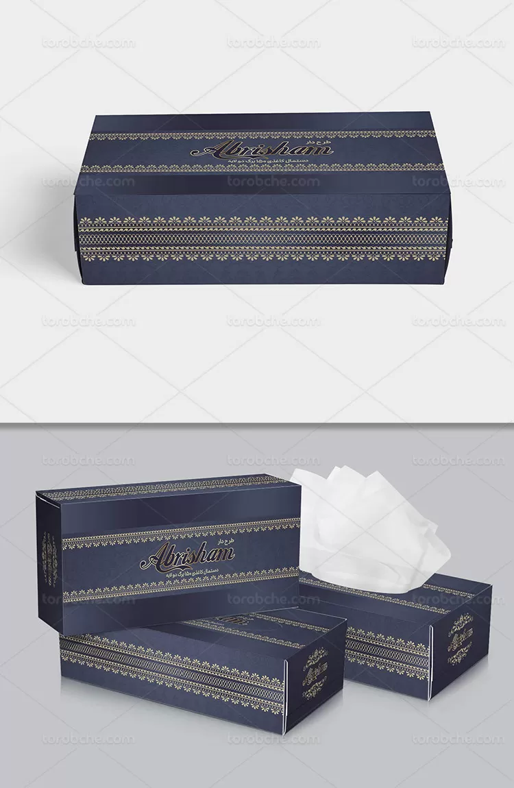 جعبه دستمال کاغذی زیبا