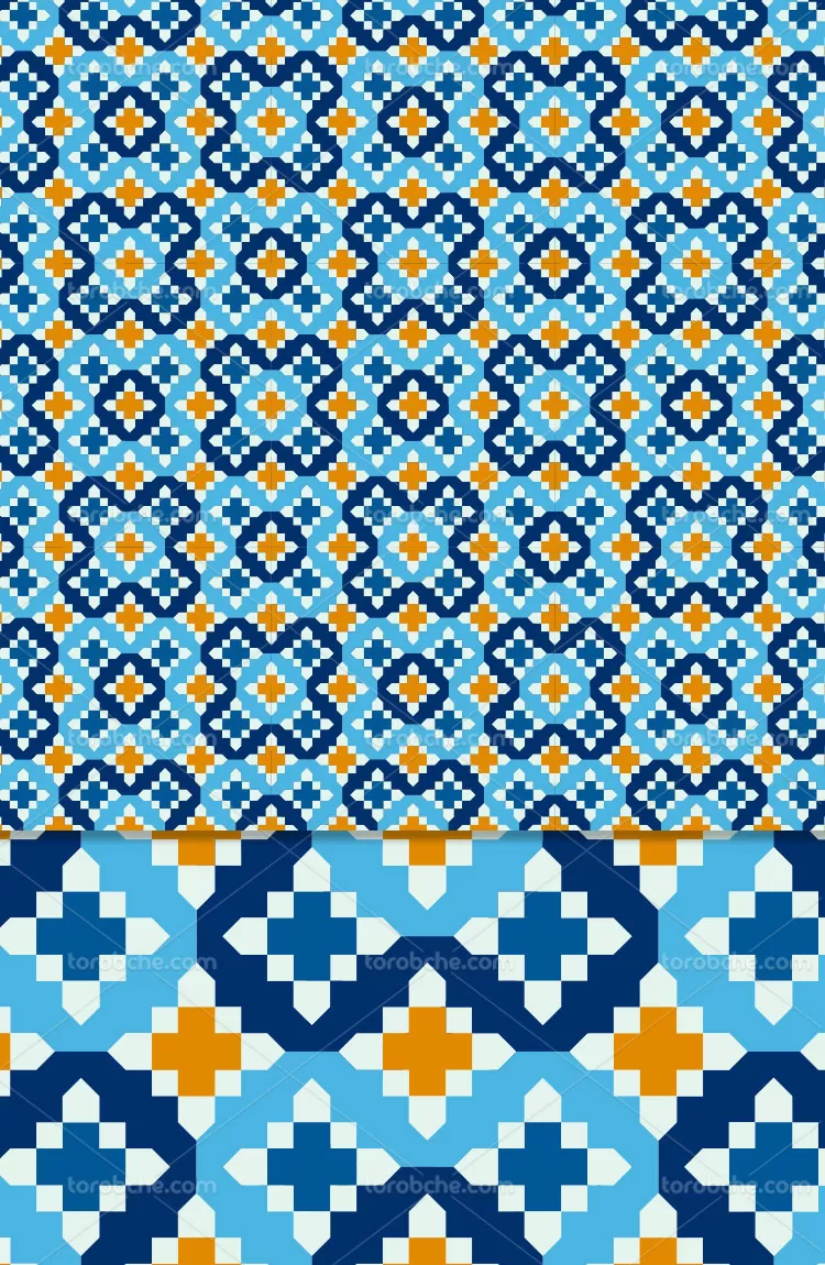 فایل کاشی کاری هندسی