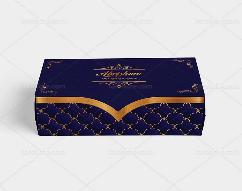 جعبه دستمال کاغذی لوکس
