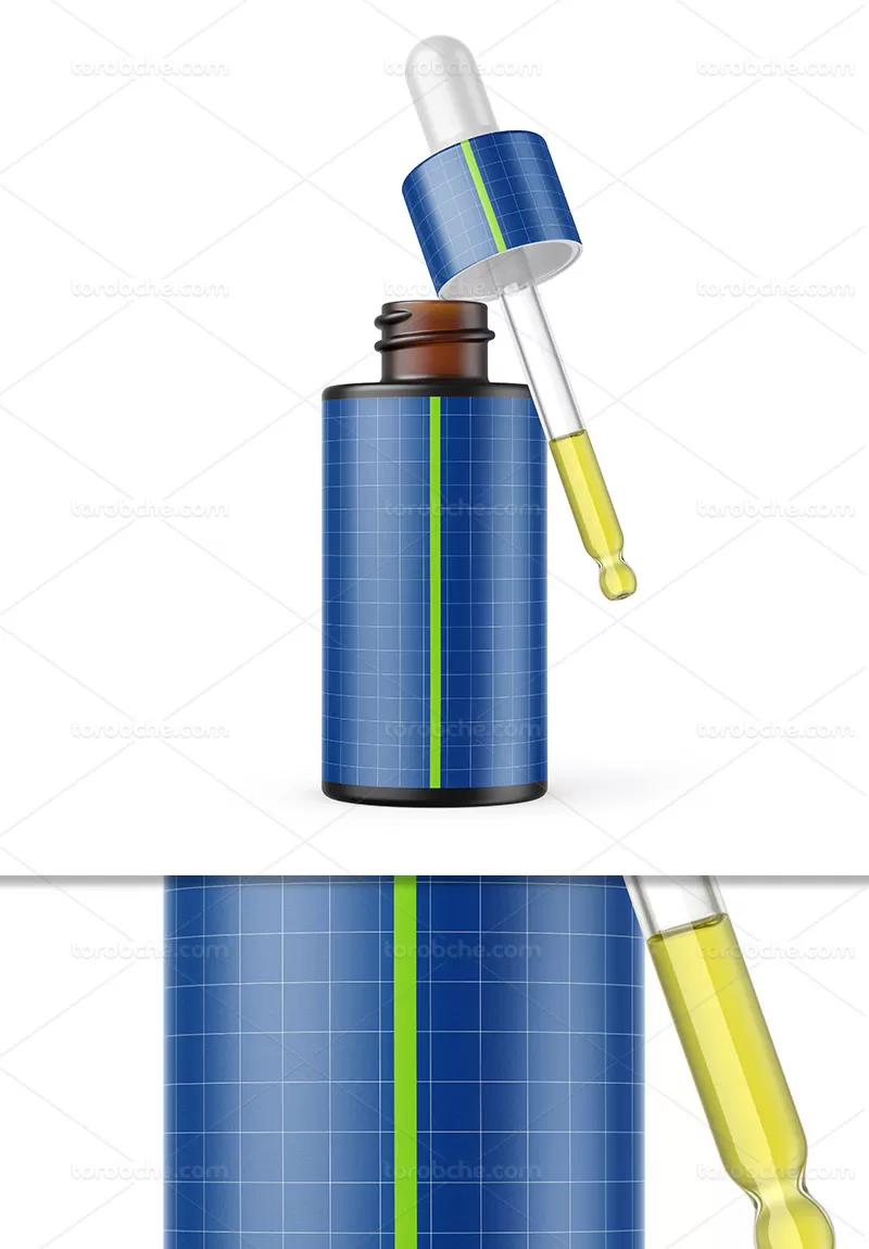 موکاپ قطره چکان لایه باز