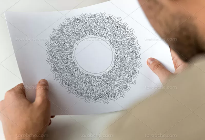 شمسه ترنج ختایی و اسلیمی