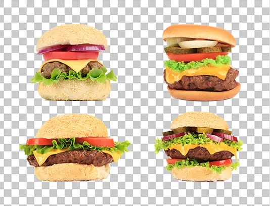 عکس PNG ساندویچ همبرگر