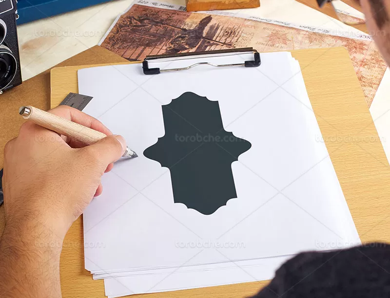 کادر تذهیب ۱۰۰