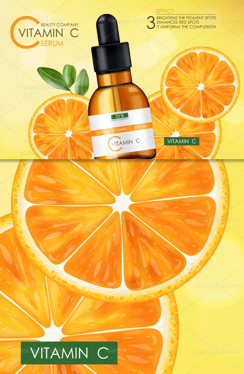 وکتور قطره ویتامین C