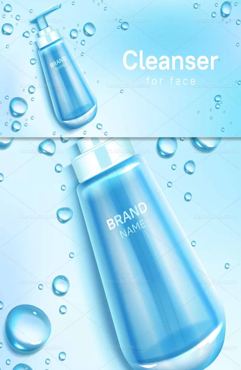 وکتور پاک کننده آرایشی