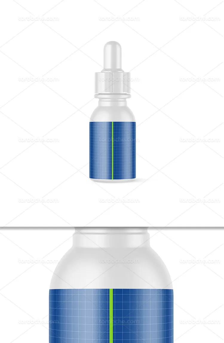 موکاپ قطره چکان PSD