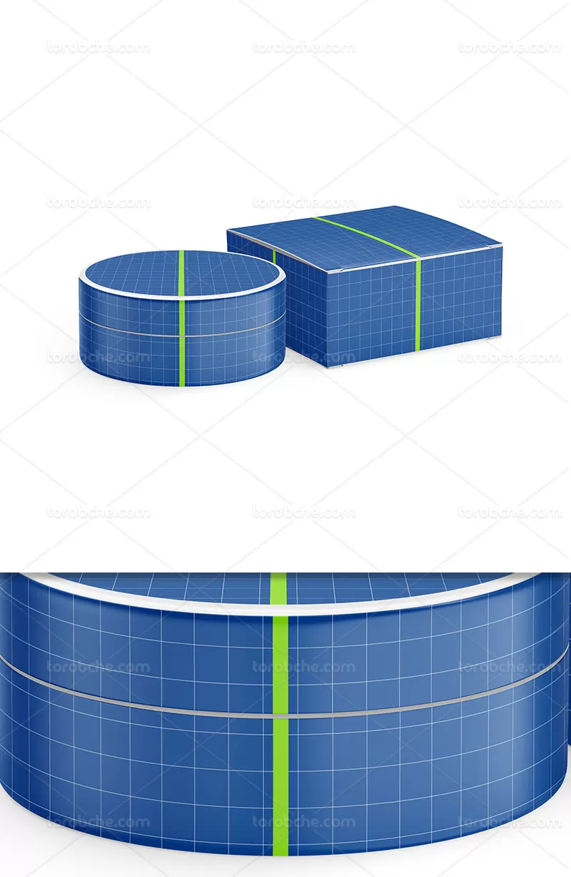 موکاپ بسته بندی کرم
