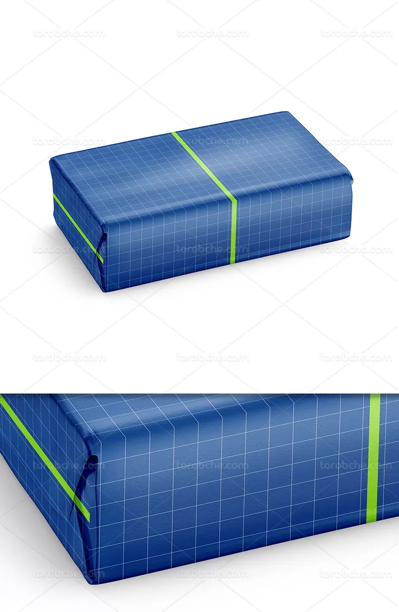 موکاپ جعبه مستطیل PSD