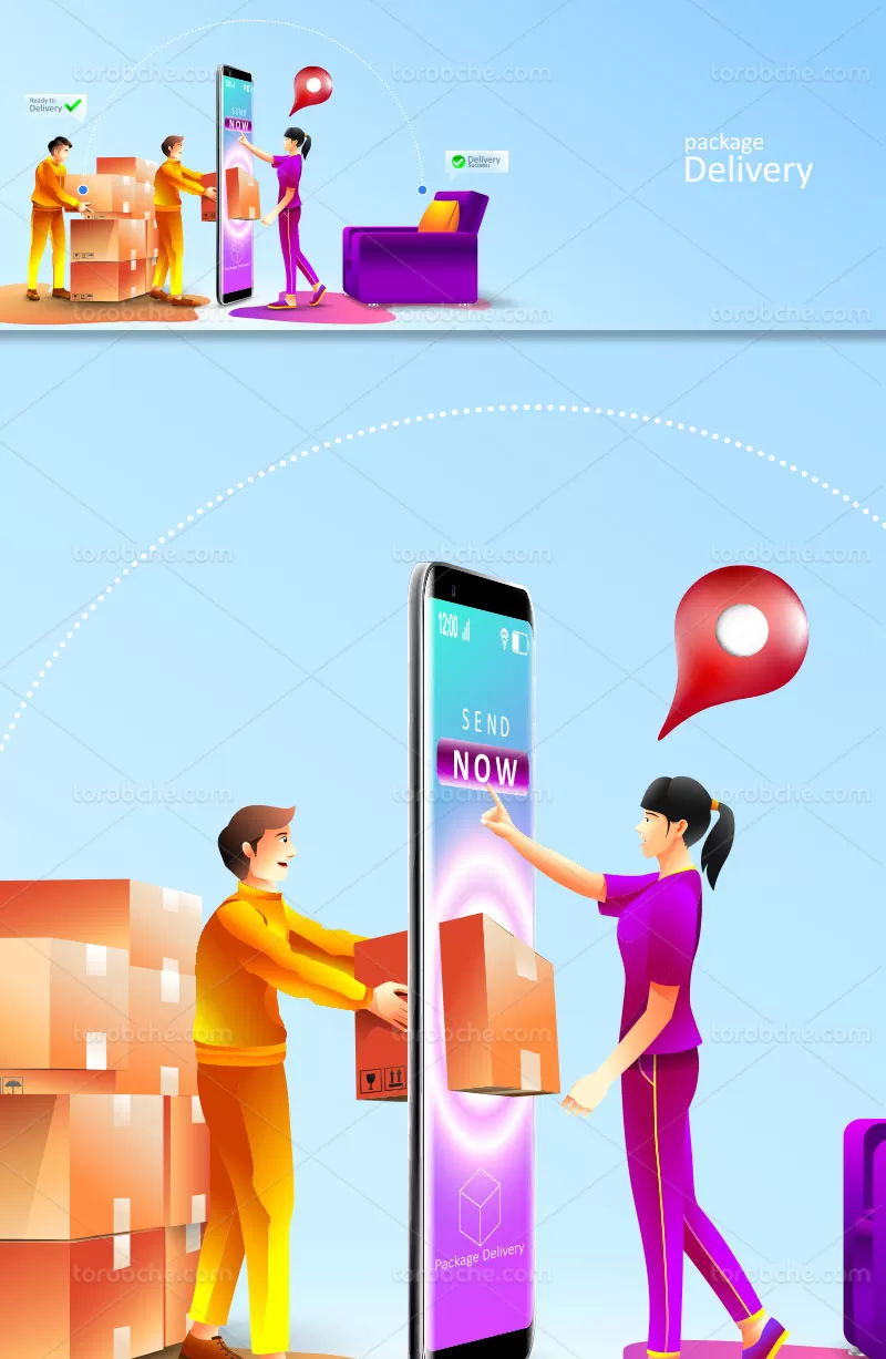 وکتور تحویل باز انتزاعی