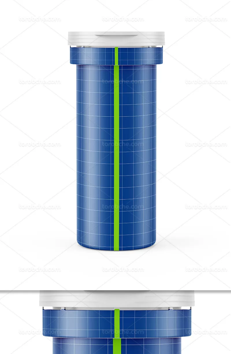 موکاپ قوطی قرص جوشان