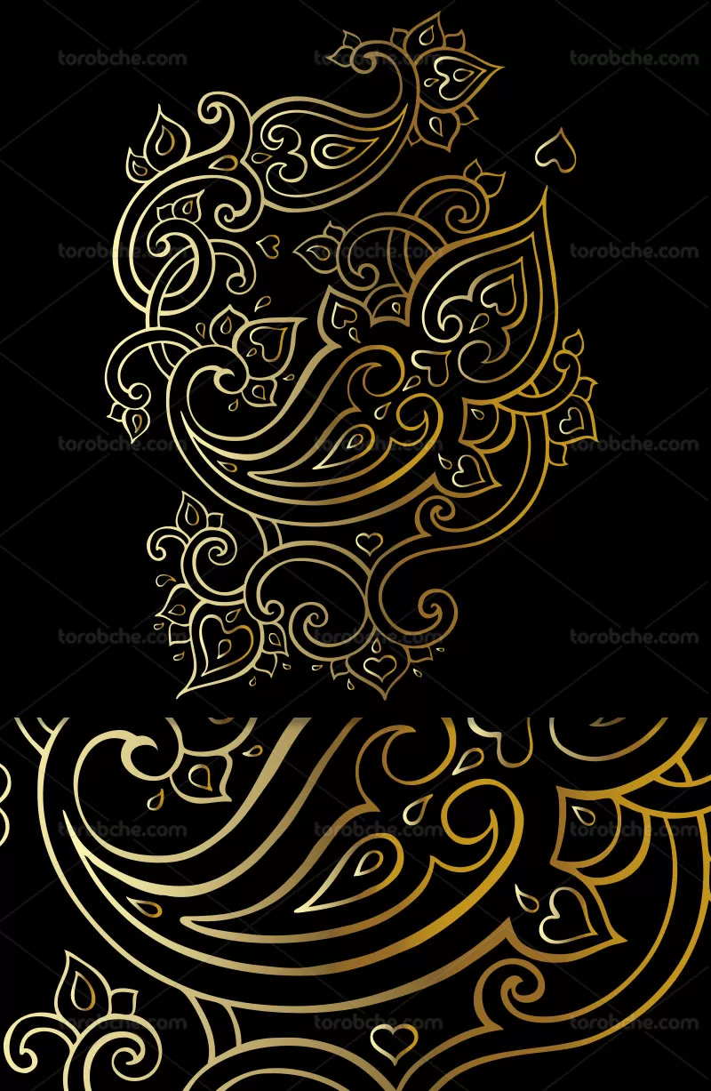 وکتور پس زمینه نقوش سنتی