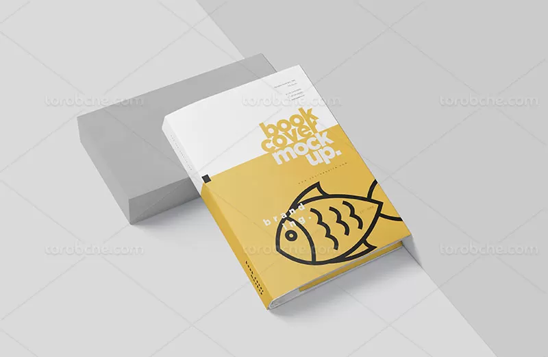موکاپ جلد کتاب A4