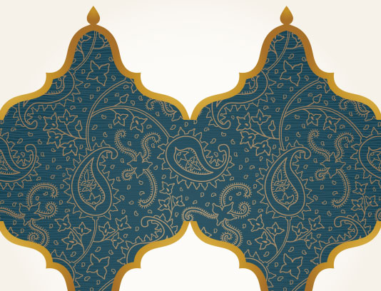 وکتور پس زمینه سنتی کرمی - طرح لایه باز - گرافیک با طعم تربچه