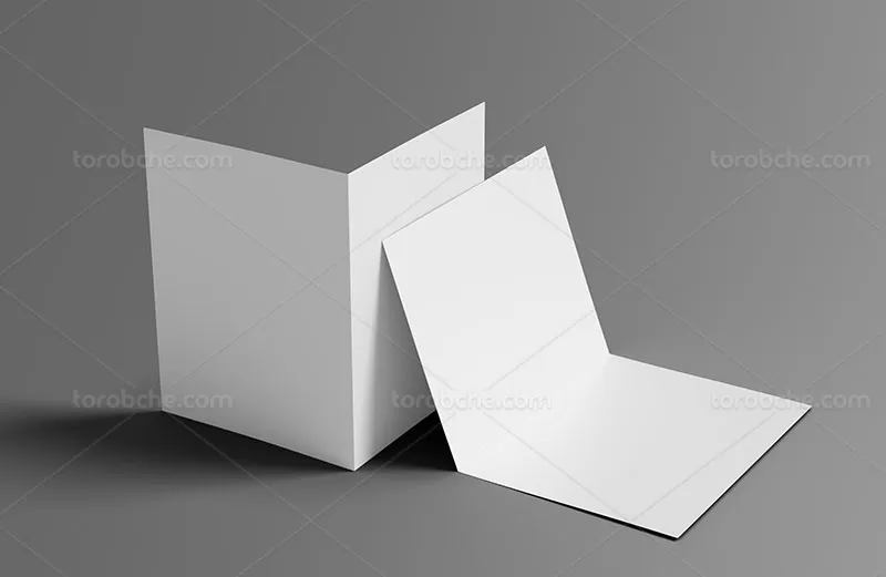 موکاپ لایه باز کارت پستال