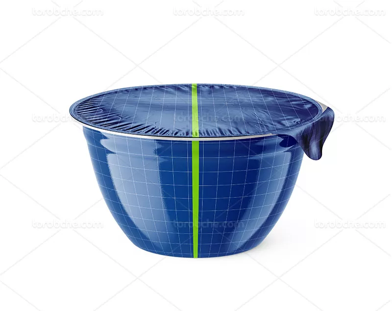 موکاپ لایه باز ظرف ماست تک نفره