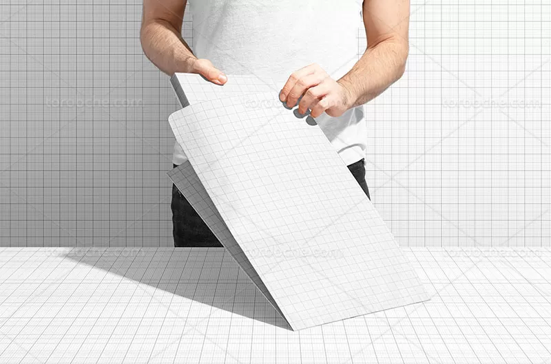 موکاپ پاکت کتاب رایگان
