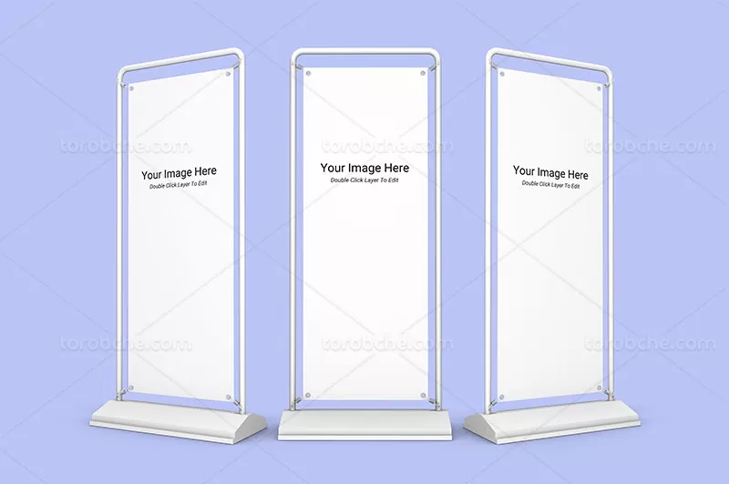 موکاپ بنر استند PSD