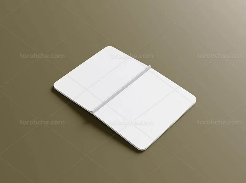 موکاپ جلد دفتر باز