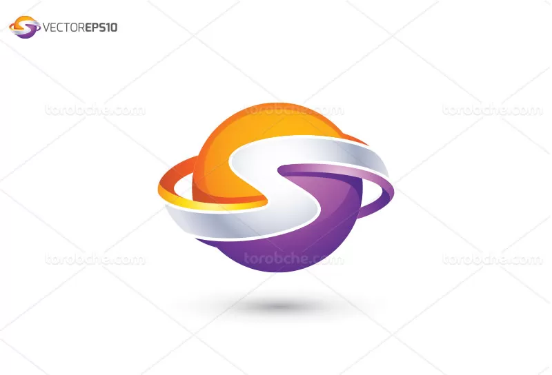 وکتور لوگو حرف S خلاقانه