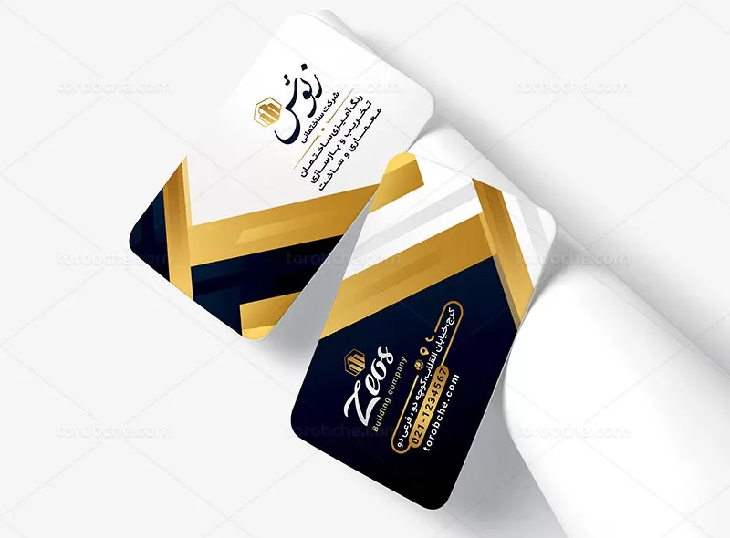 فایل کارت ویزیت شرکت ساختمانی