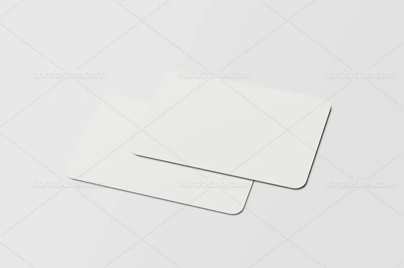 موکاپ کارت ویزیت دوطرفه لایه باز