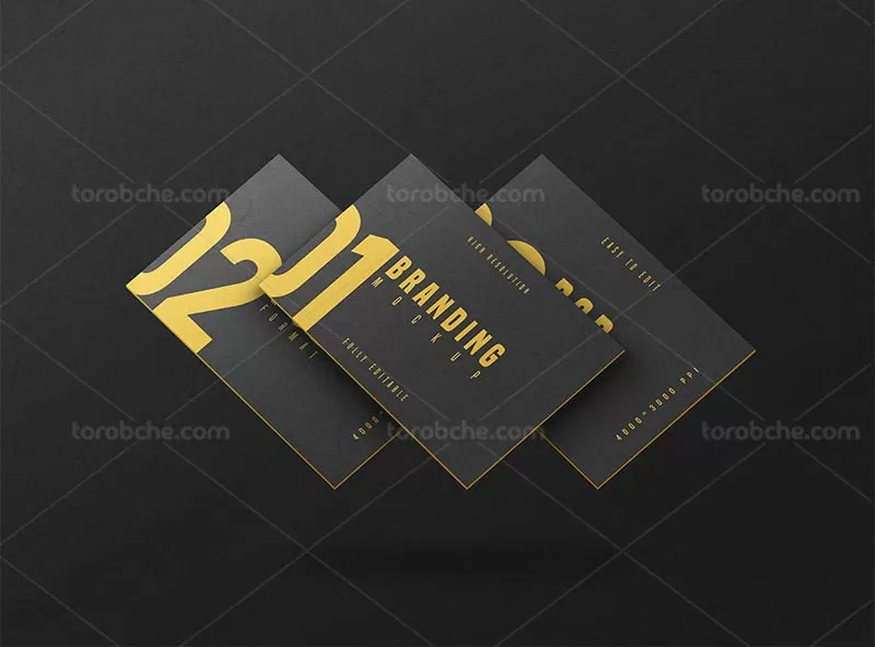 موکاپ کارت ویزیت باکیفیت