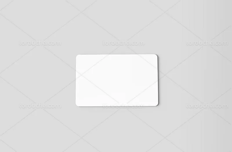 موکاپ کارت ویزیت تک رو لایه باز