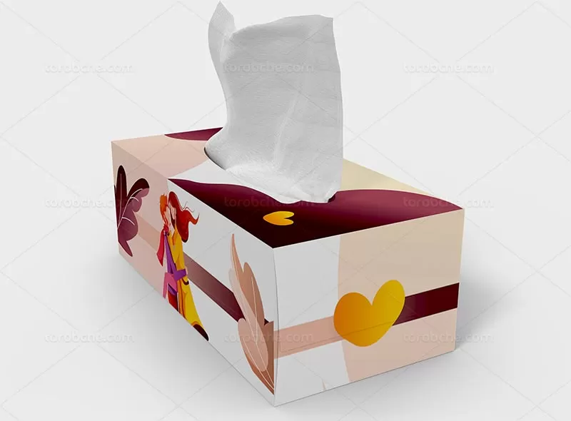 جعبه دستمال کاغذی عاشقانه