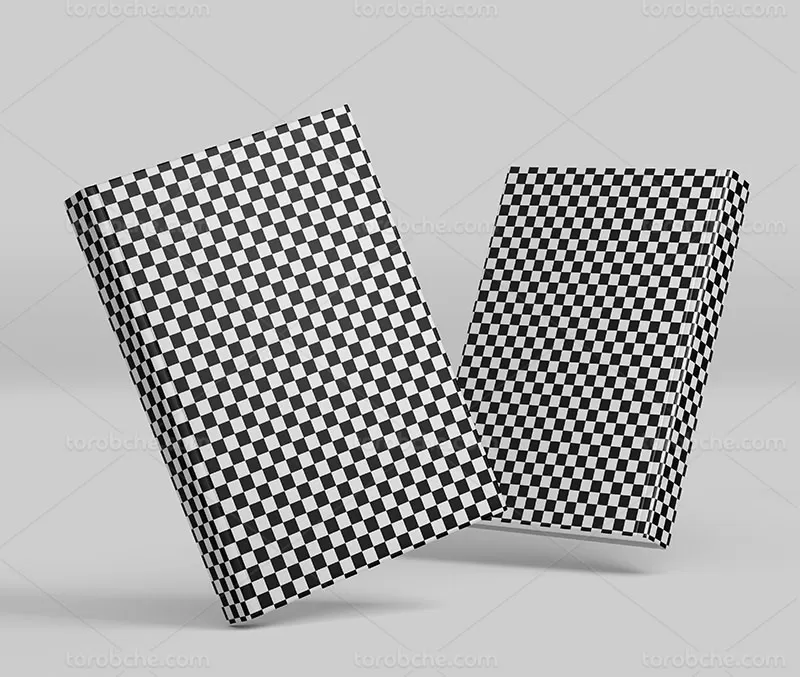 موکاپ کتاب لایه باز PSD با کیفیت