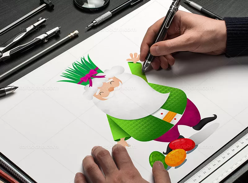 عمو نوروز و سبزه عید