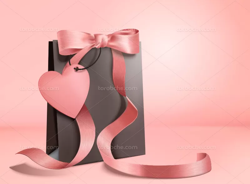 وکتور جعبه هدیه با کیفیت رایگان