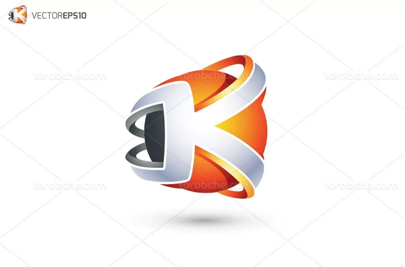 وکتور لوگو حرف K با کیفیت