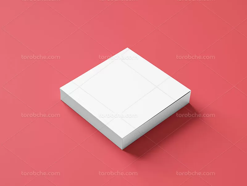 فایل موکاپ جلد کتاب مربع