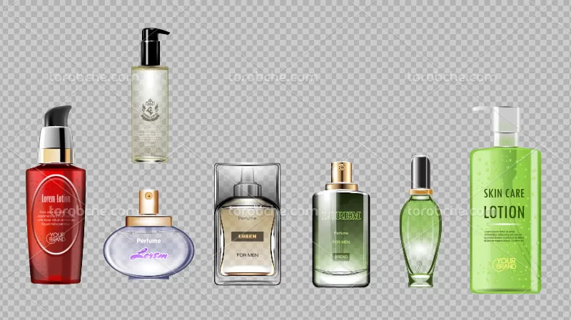 وکتور انواع عطر و ادکلن