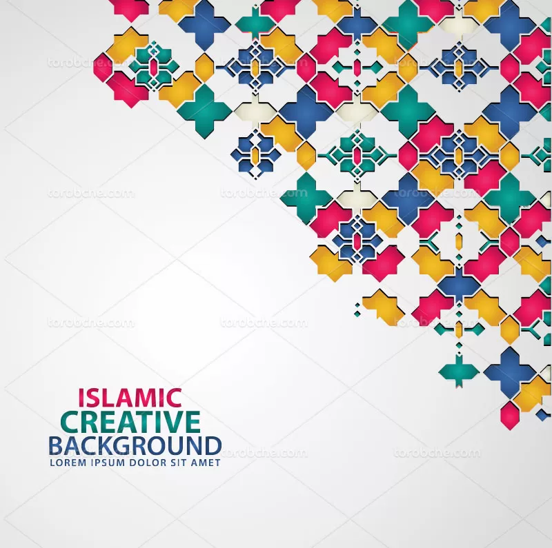 وکتور بک گراند اسلامی